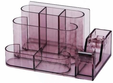 Suport plastic pentru accesorii de birou, 168 x 78 mm