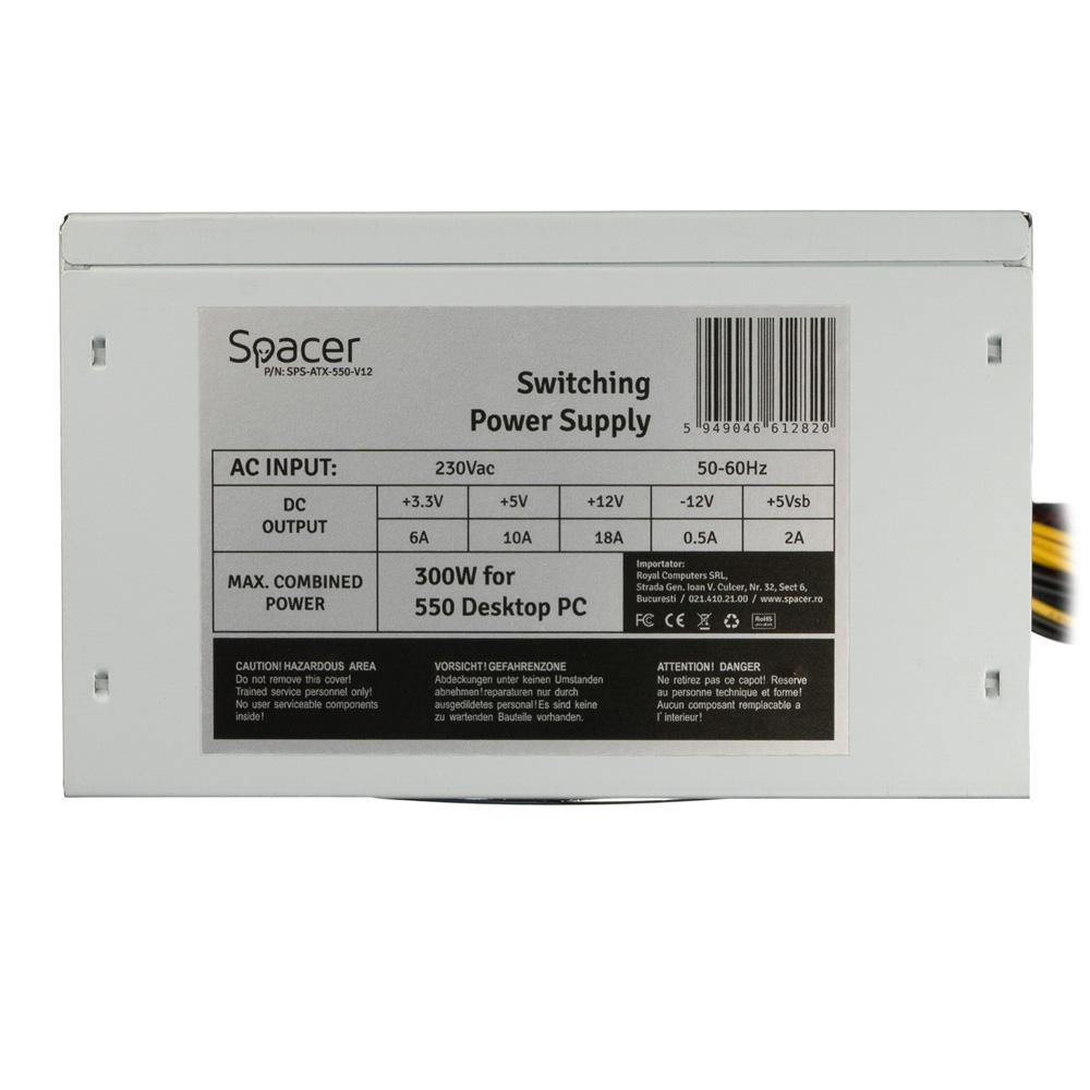 Sursa Spacer ATX 550, 300W V12 - 3 | YEO