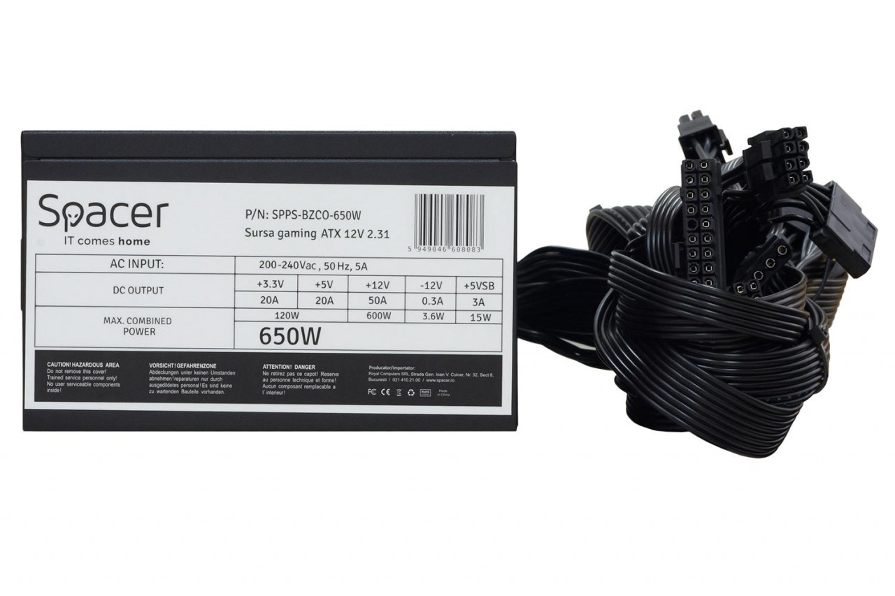 Sursa Spacer ATX BZCO-650 650W - 1 | YEO