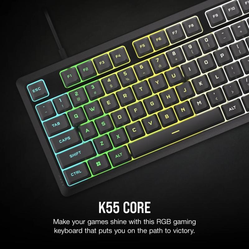 Tastatura Gaming Corsair K55 CORE RGB GR - 3 | YEO