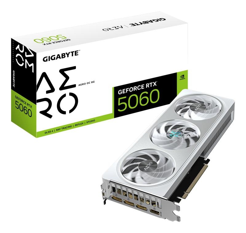 VGA GIGABYTE RTX 5060 AERO OC 8GB - 1 | YEO