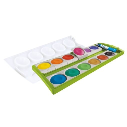 Acuarele Pelikan K12, set 12 culori + alb de zinc - 3 | YEO