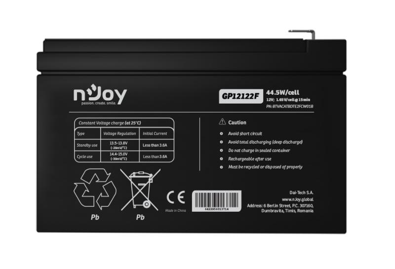 ACUMULATOR NJOY GP12122F 12V - 5 | YEO
