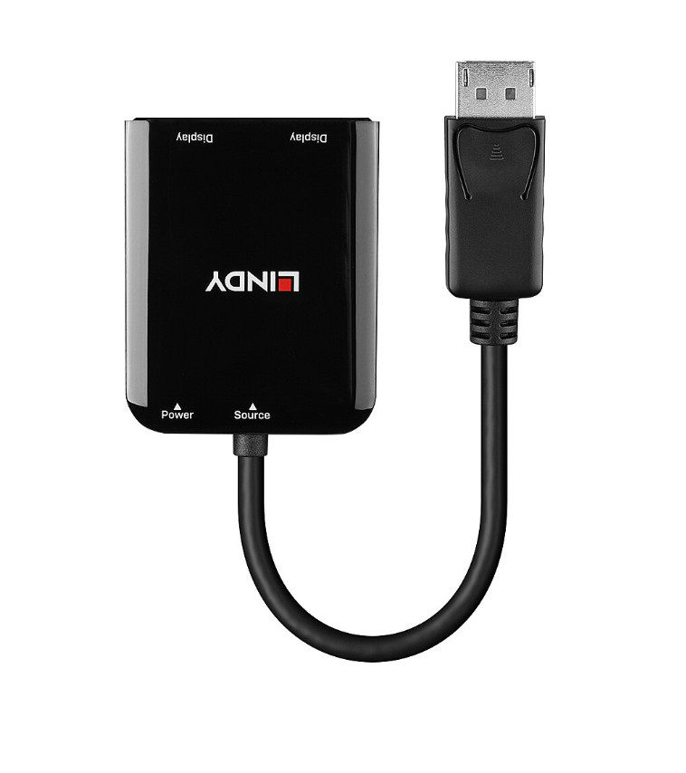 Adaptor Lindy DisplayPort la 2x HDMI - 1 | YEO