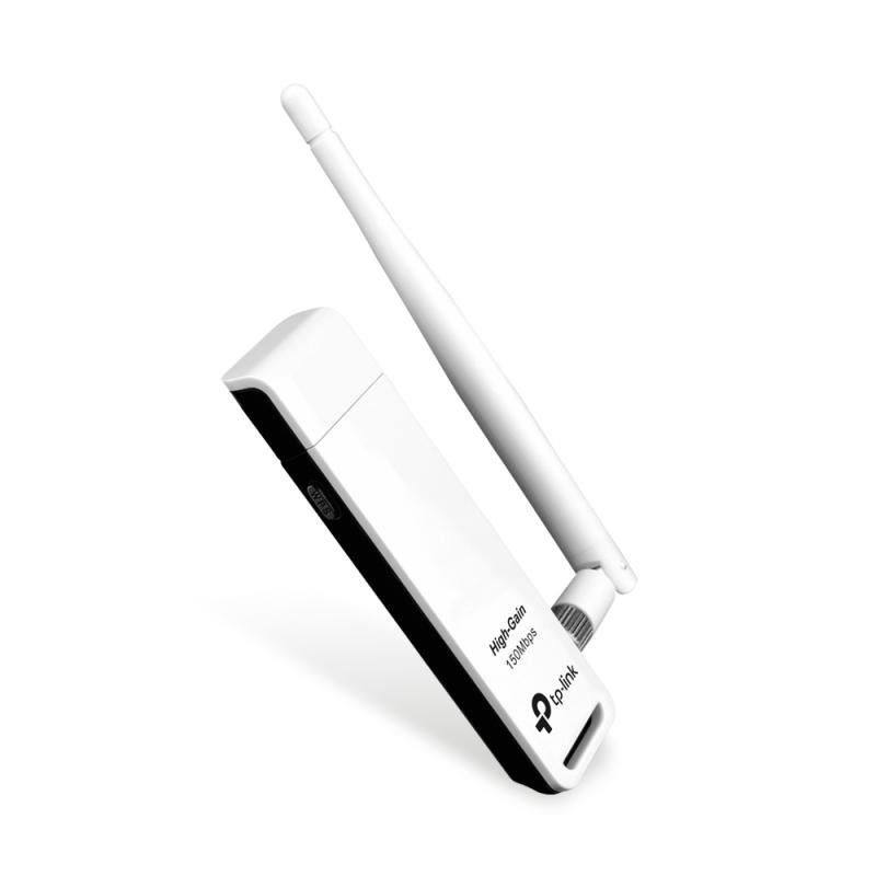Adaptor wireless TP-Link, N150 HIGH GAIN, USB2.0, antena detasabila 4dBi, Realtek RTL8188EUS-VG-CG, - 2 | YEO
