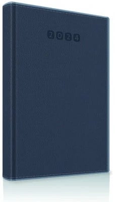 Agenda datata 2024 RO A5, 352 pagini, coperta din piele sintetica, Premium Deluxe Alghero