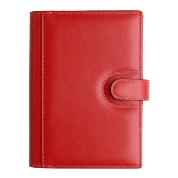 Agendă din piele Elba Rosso, 17 x 24 cm