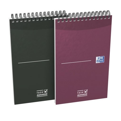Agendă Oxford Task Manager Proiect, 70 file, hârtie Optik 90g/mp, spiră dublă - 1 | YEO