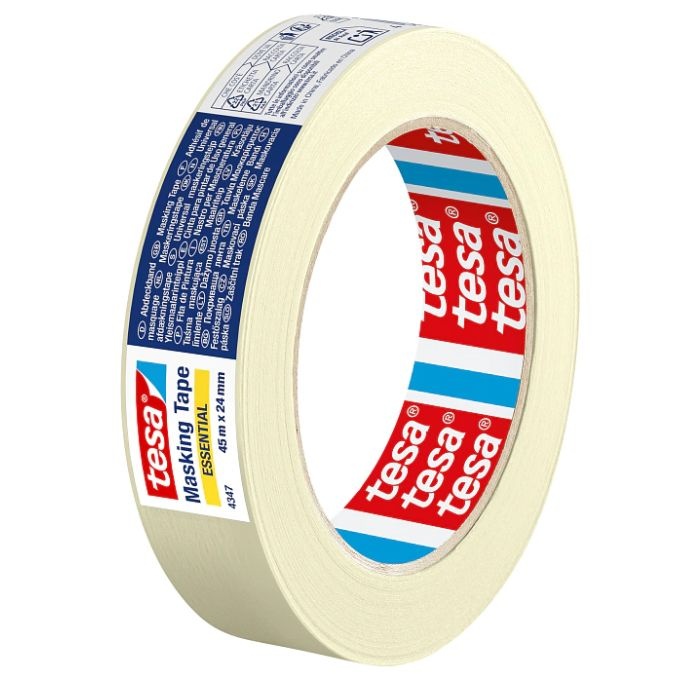 Bandă adezivă mascare Tesa, 24mm x 45 m - 1 | YEO