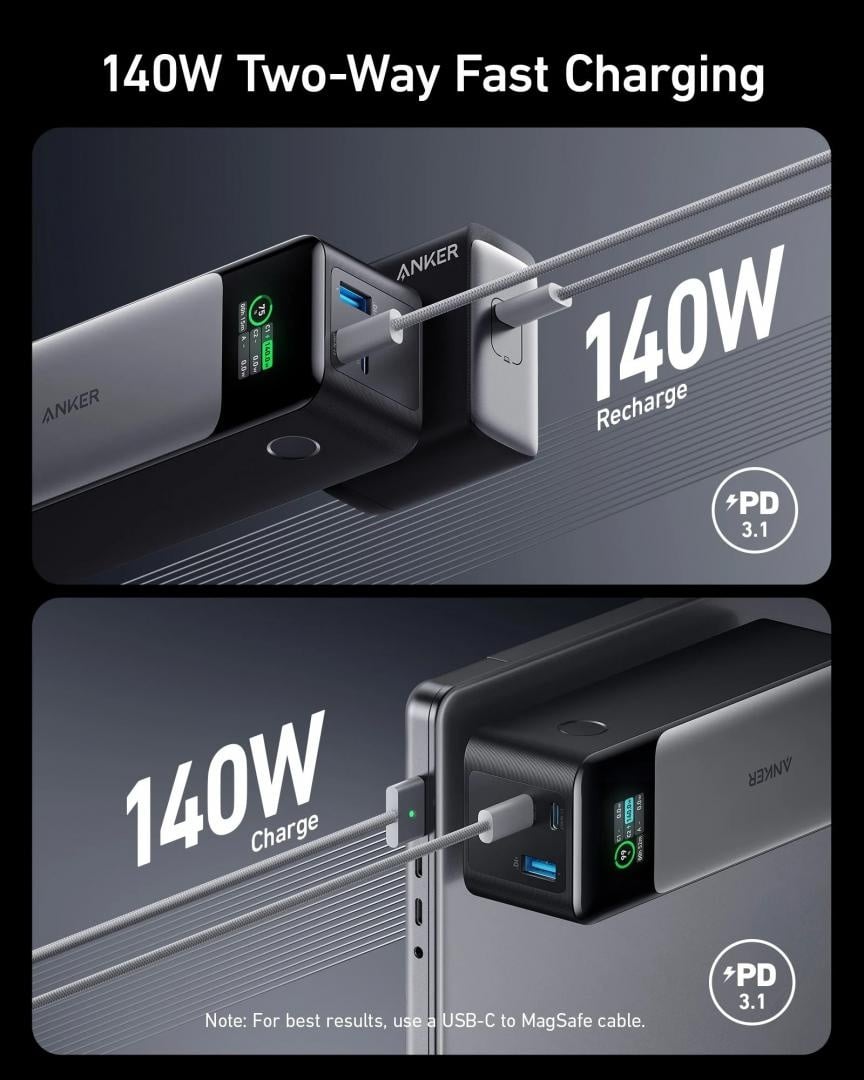 Baterie ext. Anker 24000mAh, negru - 2 | YEO