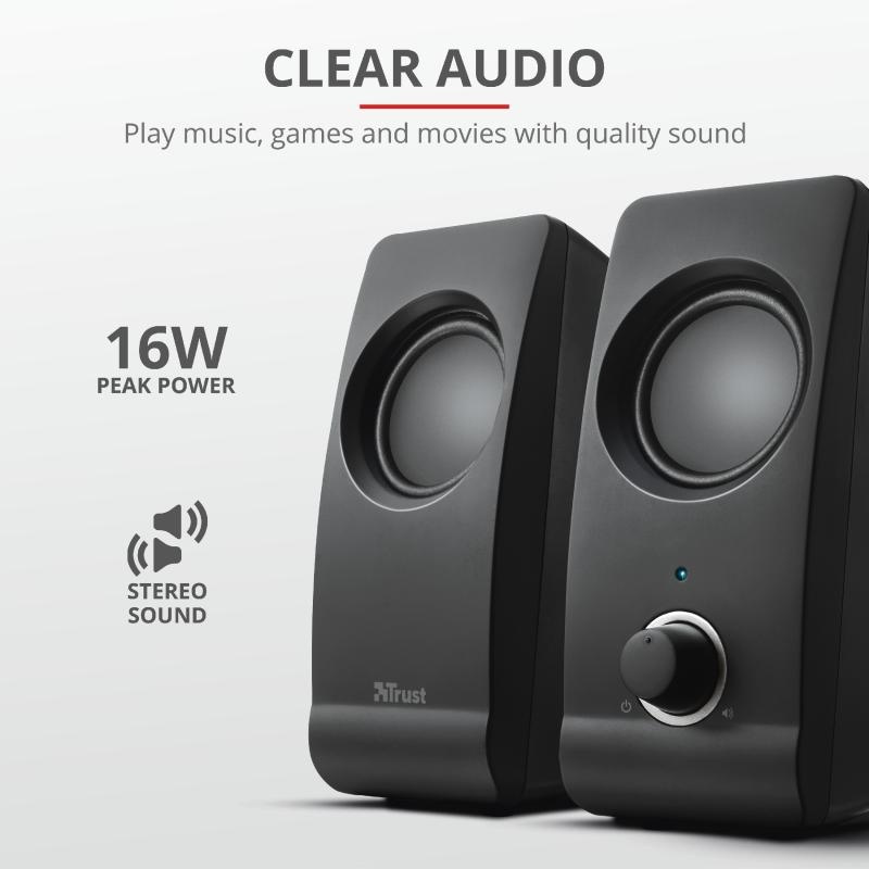 Boxe Trust Remo 2.0, 16W, negru - 3 | YEO
