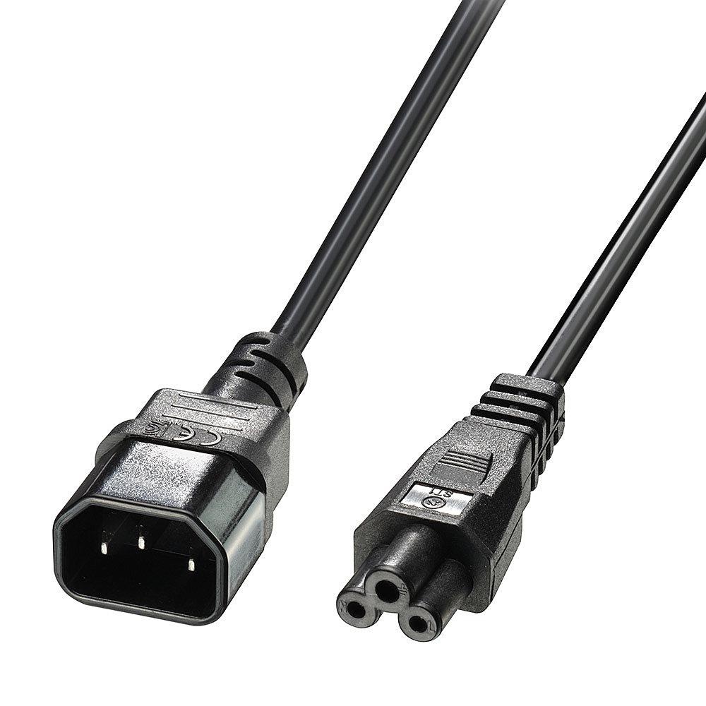 Cablu Lindy C5 to C14 1m negru