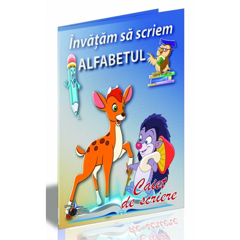 Caiet de scriere B5 - Invatam sa scriem ALFABETUL