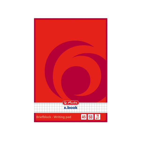 Caiet matematica A5 50 file X.Book Herlitz