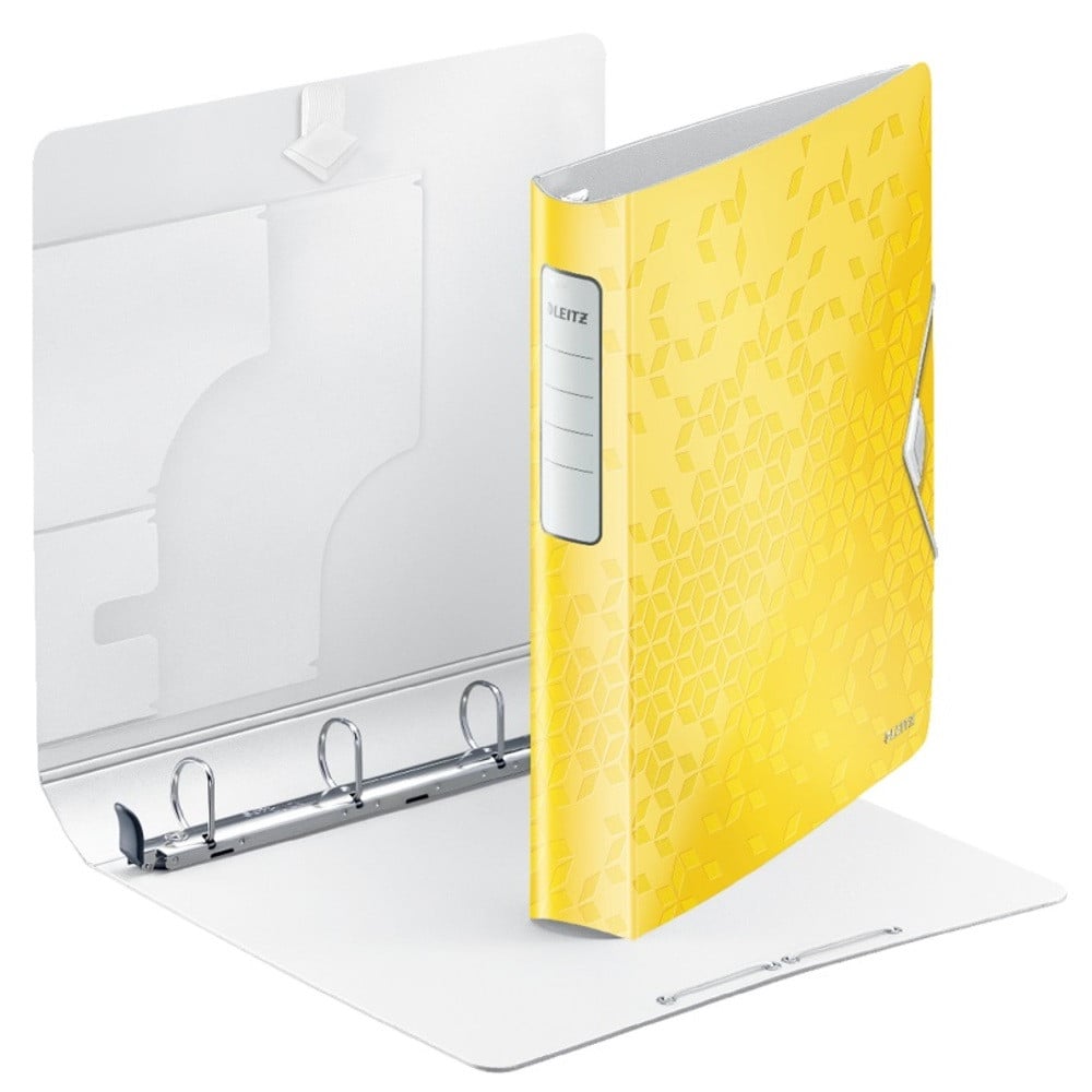 Caiet mecanic Leitz Active WOW A4 4 inele 30mm SoftClick polyfoam - 3 | YEO