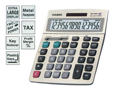 Calculator Casio DM 1600