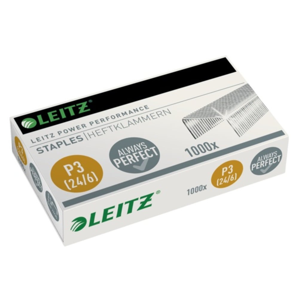 Capse Leitz Power Performance, 100buc/cutie, 24/6