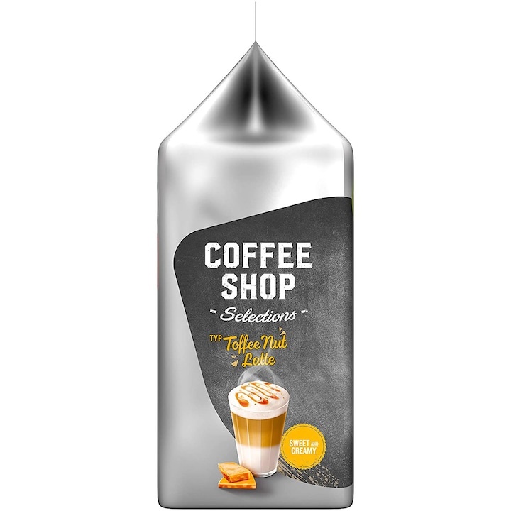 Capsule cu cafea Jacobs Tassimo Coffee Shop Toffee Nut Latte - 5 capsule - 268g.