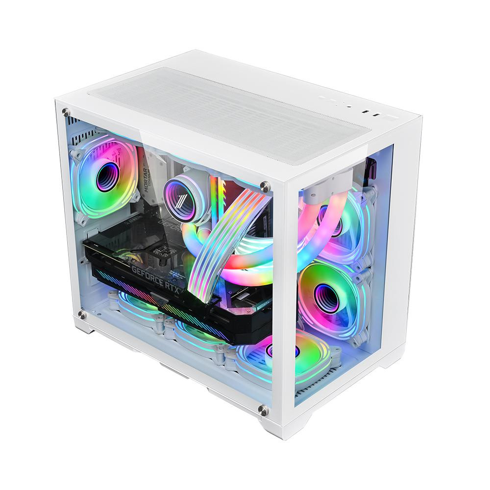 Carcasa 1STPLAYER Gaming MV6 WHITE - 1 | YEO