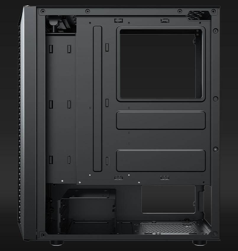 Carcasa Aqirys Mizar Midi Tower Black - 4 | YEO