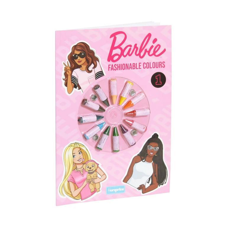 Carte de colorat - Barbie Fashionable Colours 1