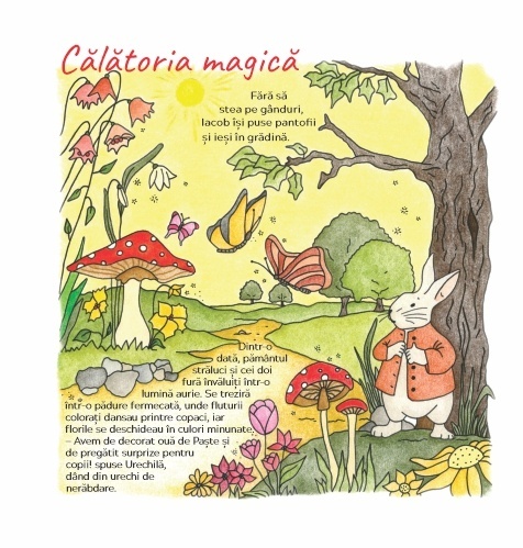 Carte de colorat personalizată Aventurile lui ... și ale Iepurașului Urechilă - 3 | YEO