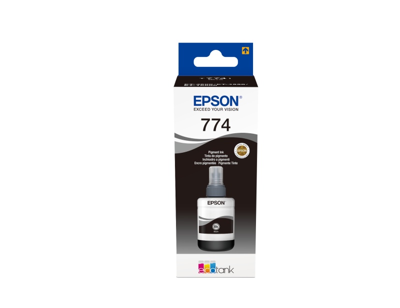 Cartus cerneala Epson T7741, capacitate 140ml / 10000 pagini, pentru echipamente CISS monocrom M100/M105/M200 - 1 | YEO