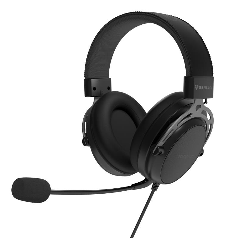 Casti cu fir Genesis Toron 301 negru - 2 | YEO