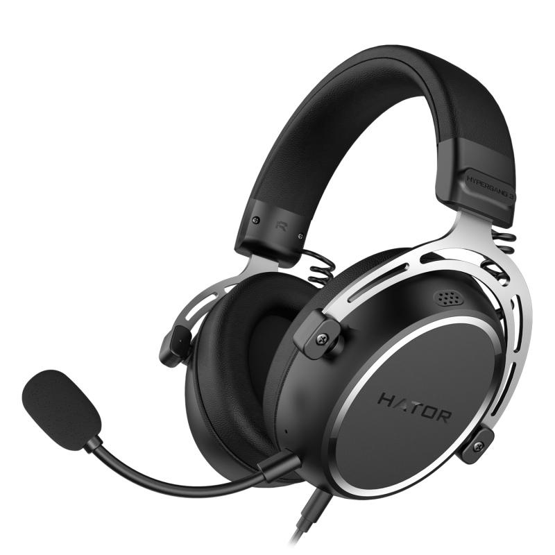 Casti cu fir Hator Hypergang 3, negru - 2 | YEO
