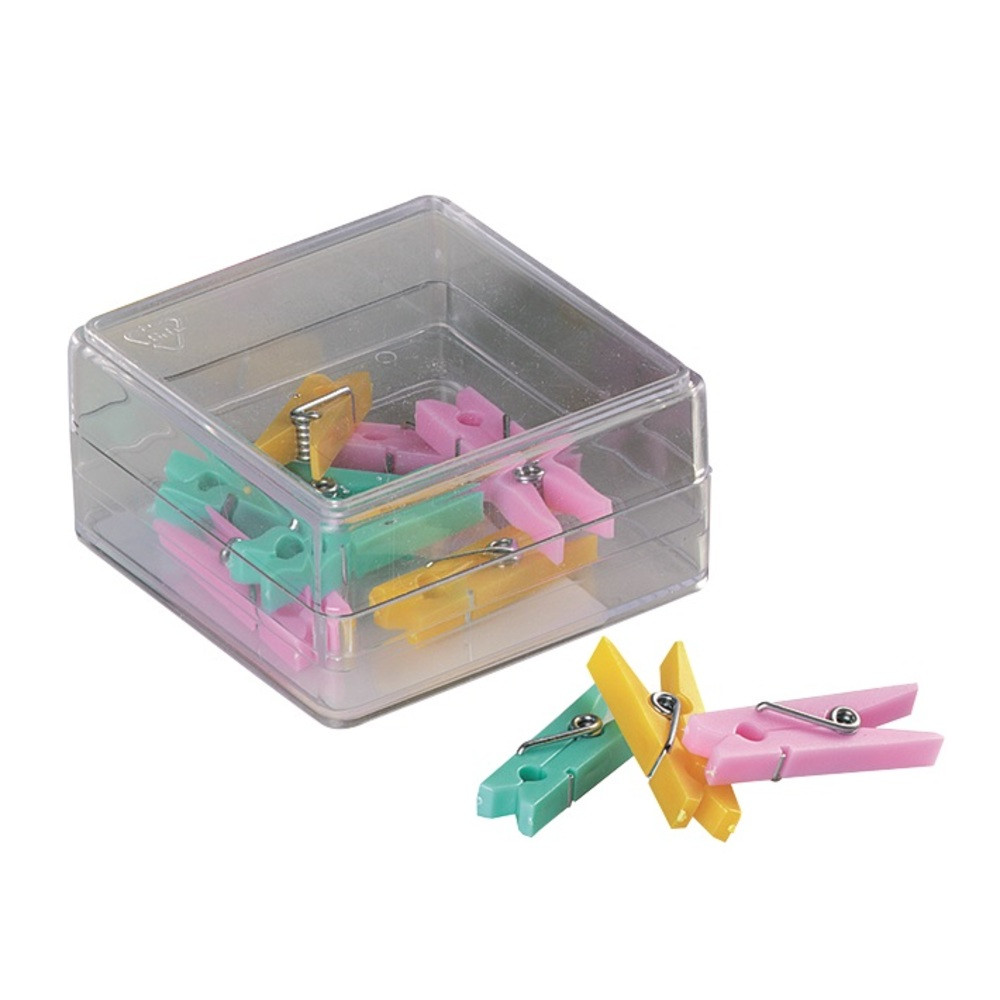 Clesti din plastic cu arc, pentru prindere, 32 mm, 10 buc/cutie Alco