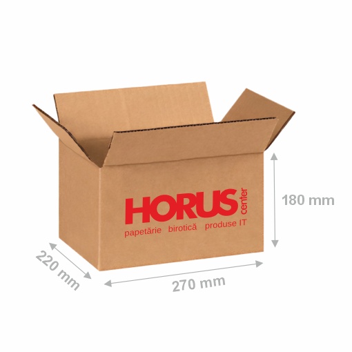 Cutie carton dreaptă 360 GR CO3 (270x220x180 mm)