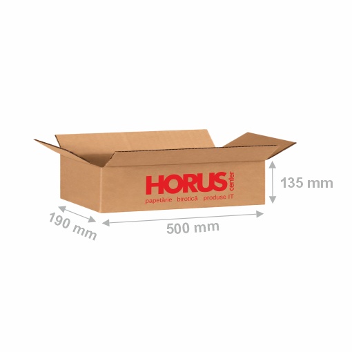 Cutie carton dreaptă 360 GR CO3 (500x190x135 mm)