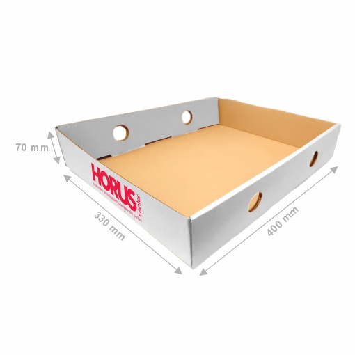 Cutie carton lădiță, 400x330x70 mm