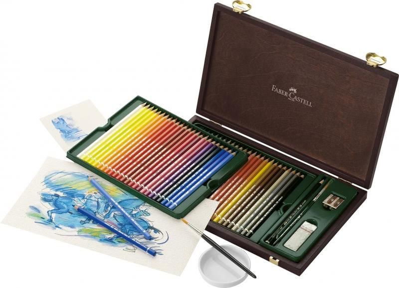 Cutie lemn Faber-castell Acuarela A.Durer, 48 buc - 2 | YEO