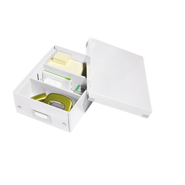 Cutie organizare Leitz Click & Store Mica cu compartimentare reglabilă