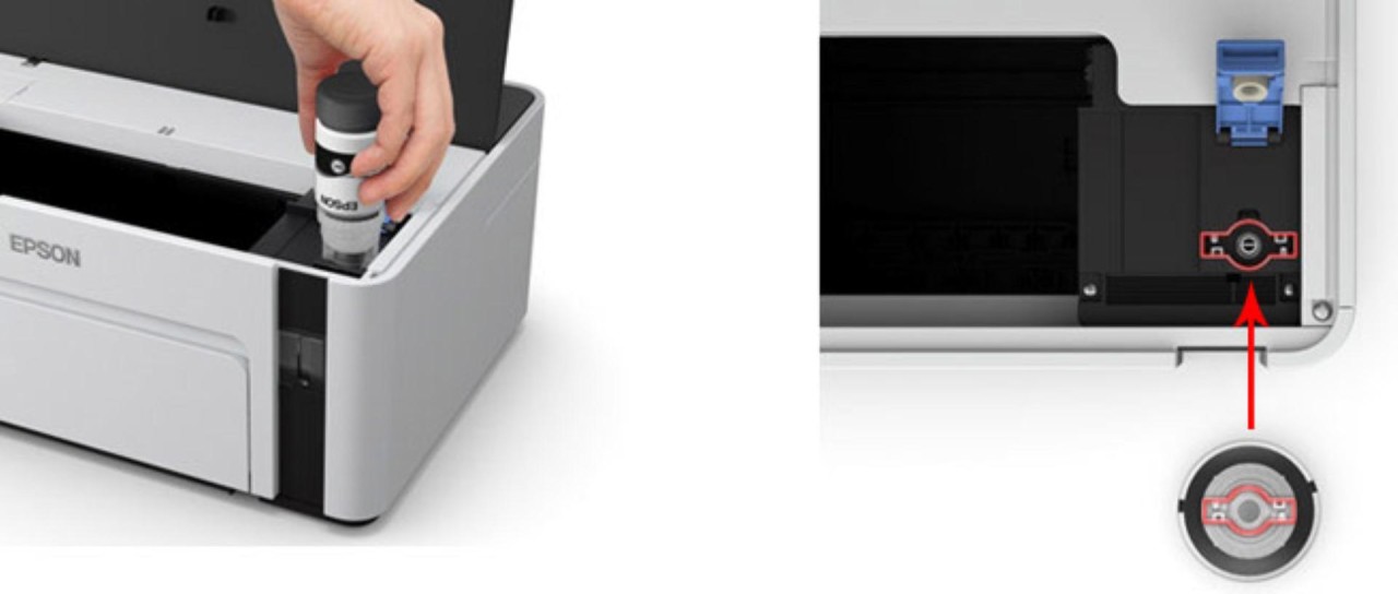 EPSON M1100 CISS MONO INKJET PRINTER - 2 | YEO