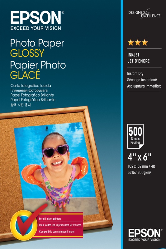 EPSON S042549 10X15 GLOSSY PHOTO PAPER - 1 | YEO
