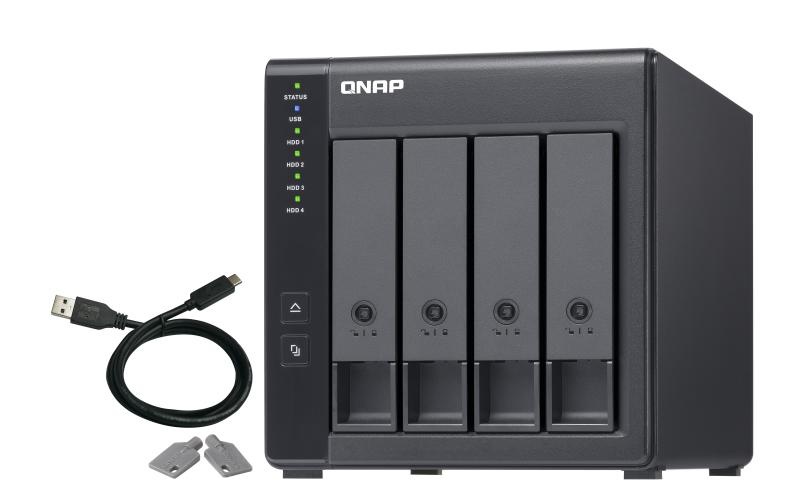EXT USB QNAP TR-004 4BAY SATA TWR - 4 | YEO