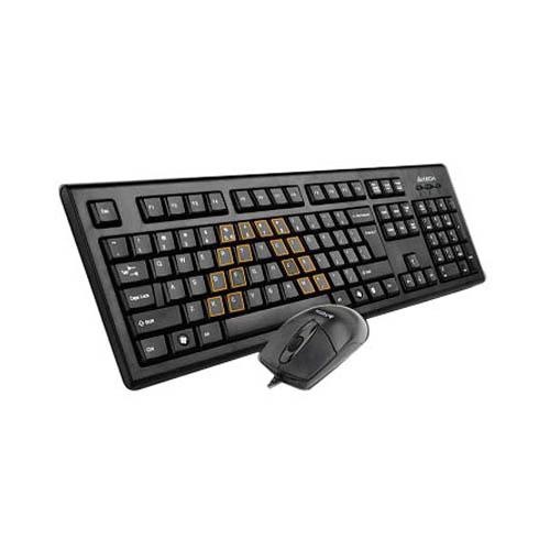KIT A4TECH KRS-8572 BLACK USB - PRODUS RESIGILAT!