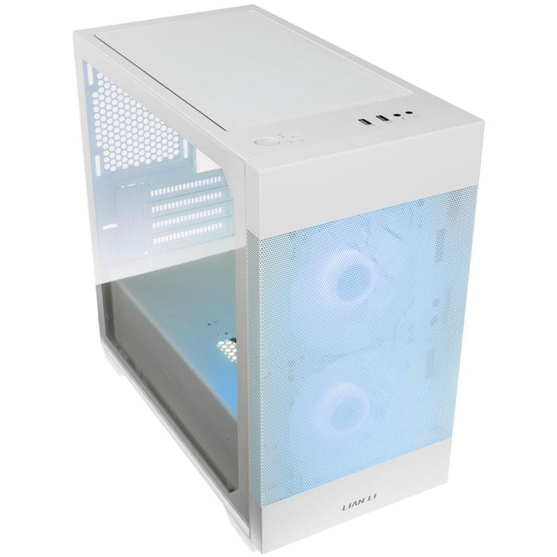 Lian Li LANCOOL 205M Mesh Mc-ATX T G alb - 1 | YEO