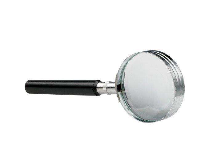 Lupa D50mm, lentila sticla, 5X, ALCO