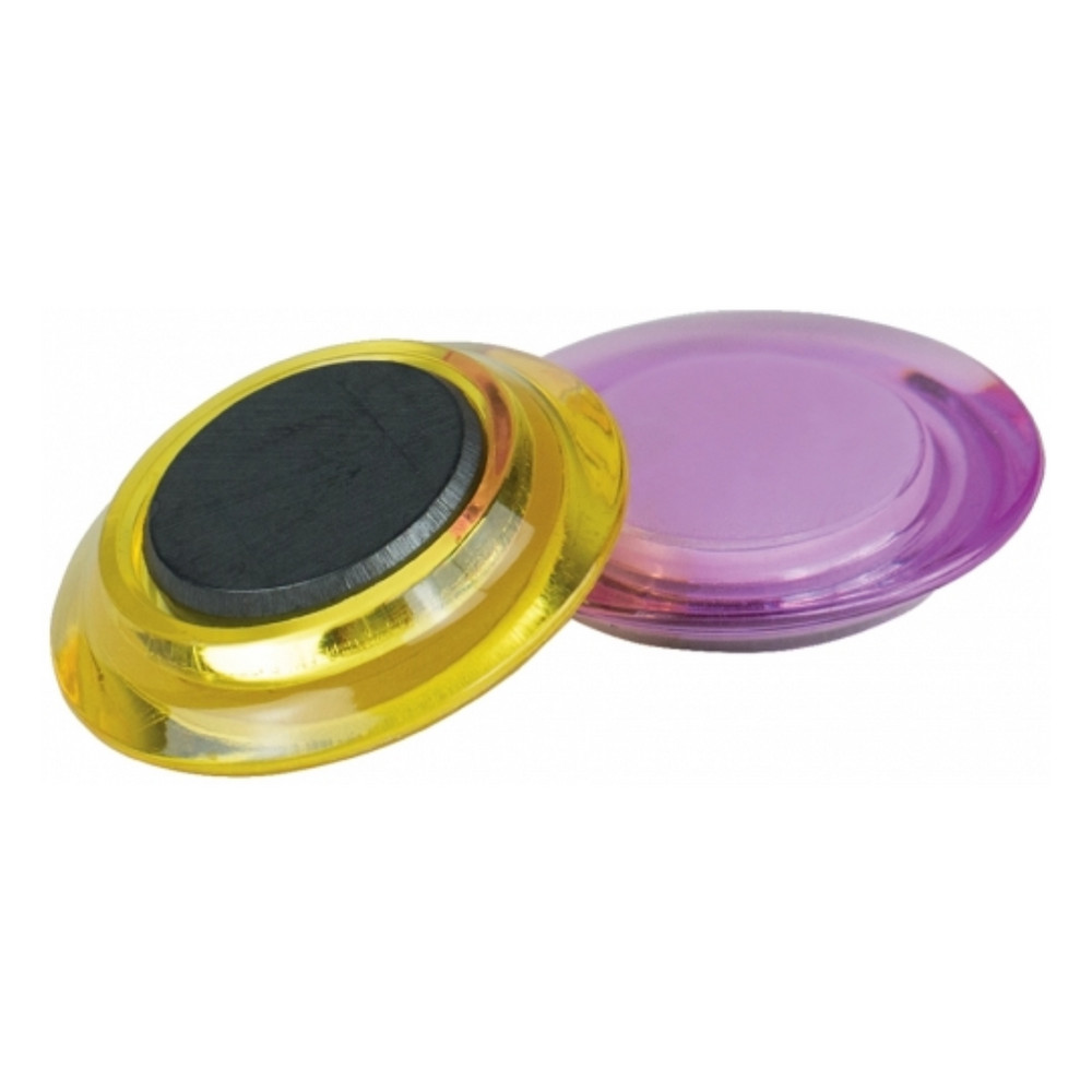 Magneți pentru table, diametru 30 mm, susțin 6 coli, 6 buc/set, diverse culori, NOBO - 2 | YEO
