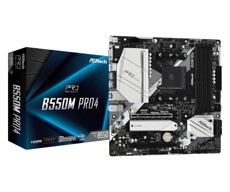 MB ASROCK B550M PRO4 AM4 - 4 | YEO