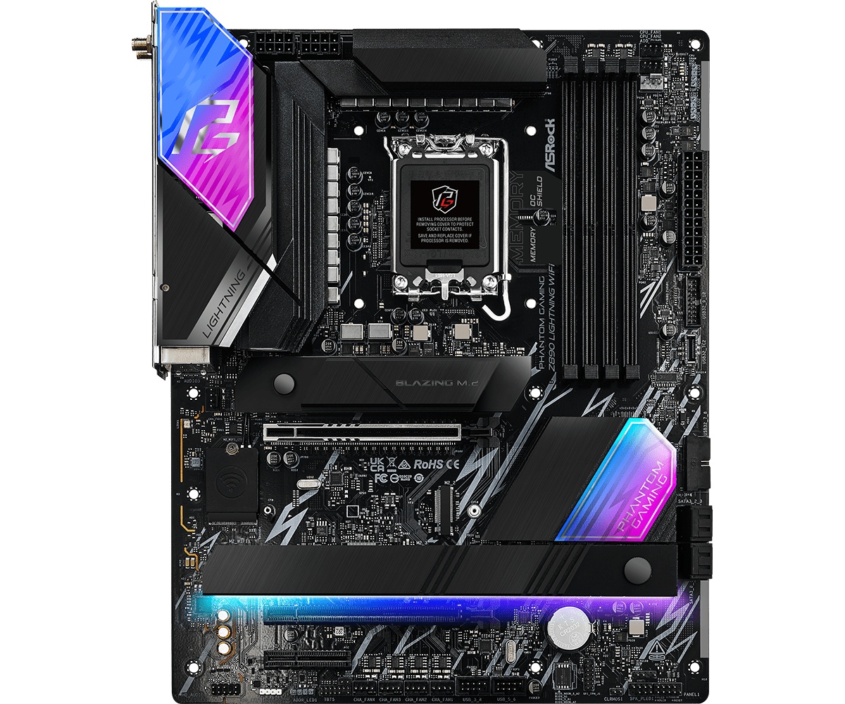 MB Asrock Z890 PG LIGHTNING WIFI LGA1851 - 1 | YEO