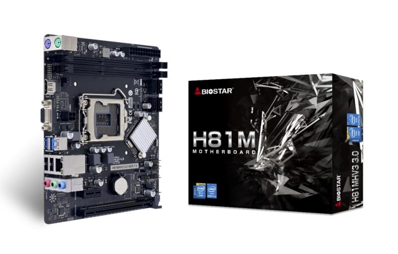 MB BIOSTAR H81MHV3 3.0 LGA 1150 - 4 | YEO