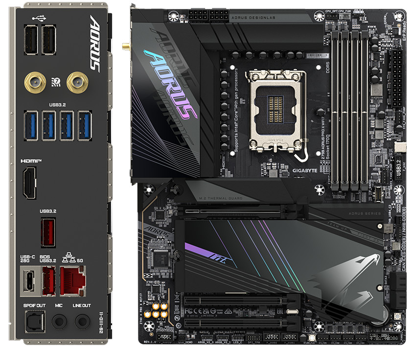 MB GIGABYTE Z790 AORUS PRO X WIFI7 - 1 | YEO