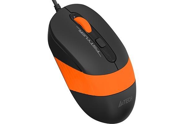 Mouse A4tech cu fir, 1600 DPI, ng/orange - 2 | YEO