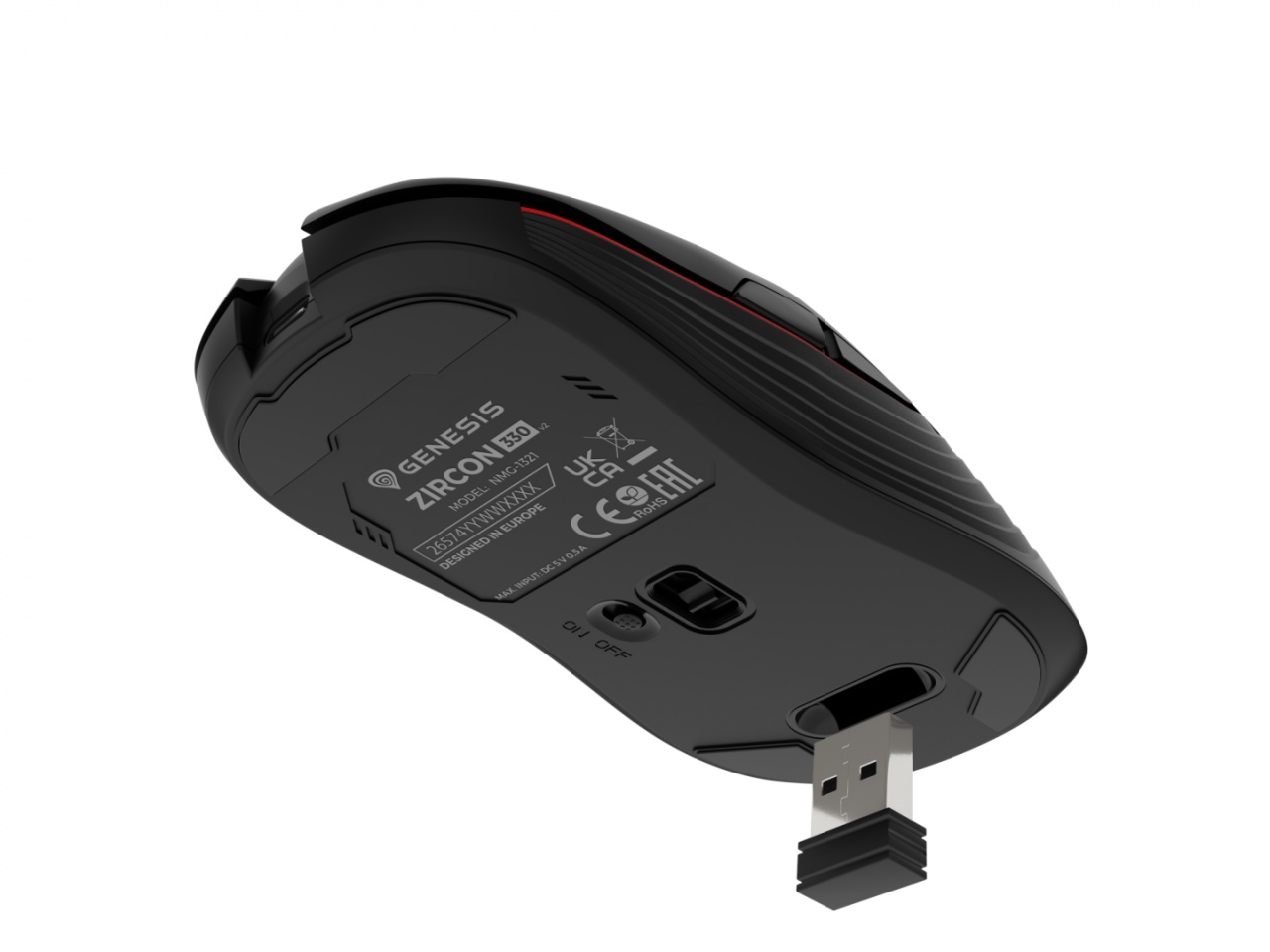 Mouse Genesis Zircon 330 3600 DPI negru - 4 | YEO