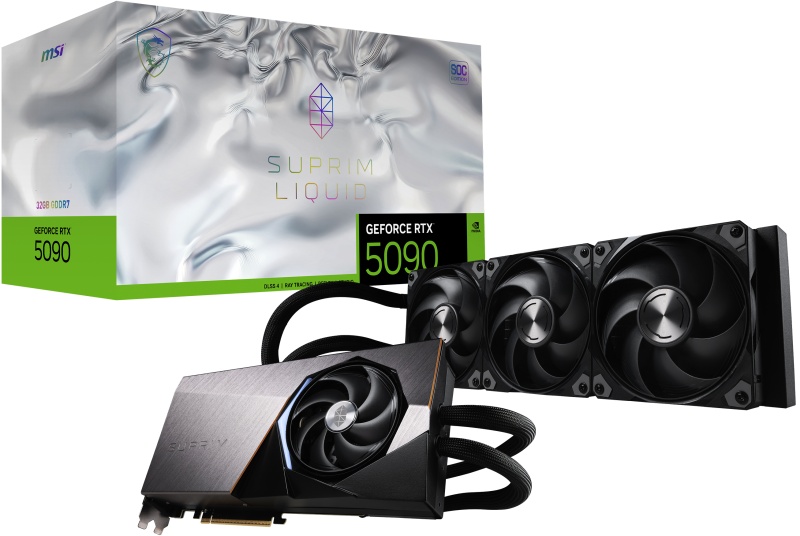 MSI GeForce RTX 5090 32G SUPRIM LIQU SOC