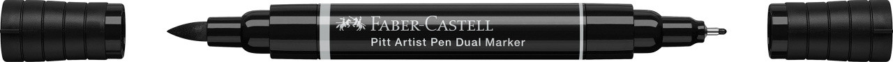 PITT ARTIST PEN DUAL MARKER NEGRU 199 FABER-CASTELL